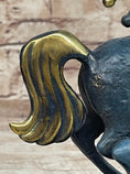 Load image into Gallery viewer, Signed Original Miguel Lopez Tang Horse Abstract Modern Bronze Sculpture Statue
