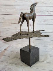 Hand Made Salvador Dali Abstract Horse Modern Artwork Bronze Sculpture Figurine