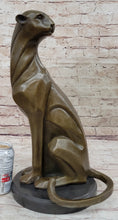 Load image into Gallery viewer, Modern Art Extra Large Mountain Lion Bronze Sculpture By Henry Moore Figurine
