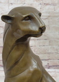 Load image into Gallery viewer, Modern Art Extra Large Mountain Lion Bronze Sculpture By Henry Moore Figurine
