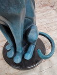 Load image into Gallery viewer, Hand Made Cougar Puma Mountain Lion Genuine Bronze Sculpture by Henry Moore
