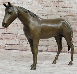 Hot Cast Bronze Horse Figurine Sculpture PJ Mene Art Decor