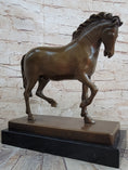 Load image into Gallery viewer, Tang Horse by Barye Art Deco Modern Bronze Sculpture Figurine Hot Cast Statue
