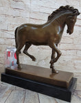 Load image into Gallery viewer, Tang Horse by Barye Art Deco Modern Bronze Sculpture Figurine Hot Cast Statue
