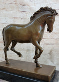 Load image into Gallery viewer, Tang Horse by Barye Art Deco Modern Bronze Sculpture Figurine Hot Cast Statue
