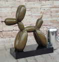 Load image into Gallery viewer, Balloon Dog Bronze Metal Sculpture Statue Decor Abstract Art on Marble Base
