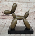 Load image into Gallery viewer, Balloon Dog Bronze Metal Sculpture Statue Decor Abstract Art on Marble Base
