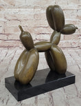 Load image into Gallery viewer, Balloon Dog Bronze Metal Sculpture Statue Decor Abstract Art on Marble Base

