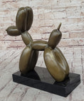 Load image into Gallery viewer, Balloon Dog Bronze Metal Sculpture Statue Decor Abstract Art on Marble Base
