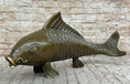 Load image into Gallery viewer, Hot Cast Bronze Metal Koi Carp Chinese Fish Sculpture Figure Signed Original Art
