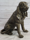 Load image into Gallery viewer, Bloodhound Basset Hound Wrinkly Dog Figure Statue Sculpture 14" x 18"
