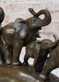 Load image into Gallery viewer, Tibet Royal family Pure Bronze Hot Cast Fine Lotus Lucky Elephant Statue Fortune
