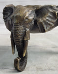 Load image into Gallery viewer, Bronze Metal Elephant Candy Dish Ashtray Original Art Sculpture Decor
