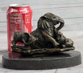 Load image into Gallery viewer, Miniature Bronze Sculpture Statue Elephant Family Figure Collectible 12" x 15"
