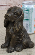Load image into Gallery viewer, Cocker Spaniel Big Eared Puppy Dog Bronze Figurine Statue Sculpture 6" x 4"
