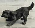 Load image into Gallery viewer, Cavalier King Charles Spaniel Puppy Dog Bronze Metal Sculpture Statue Figurine
