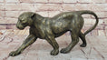 Load image into Gallery viewer, Hot Cast Bronze Cheetah Cat Figurine Sculpture Statue Decor
