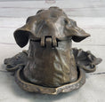 Load image into Gallery viewer, Labrador Retriever Dog Puppy Incense Burner Bronze Metal Sculpture Original Art

