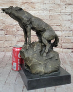 Abstract Crude Impressionist Horse Bronze Sculpture Statue Original Art Signed 
