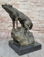 Abstract Crude Impressionist Horse Bronze Sculpture Statue Original Art Signed 
