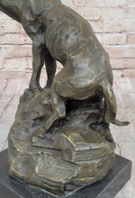 Abstract Crude Impressionist Horse Bronze Sculpture Statue Original Art Signed 