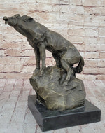 Abstract Crude Impressionist Horse Bronze Sculpture Statue Original Art Signed 