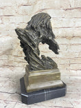 Load image into Gallery viewer, Original Life Size American Bald Eagle Bronze Bust Sculpture Extra Large Figure
