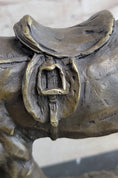 Load image into Gallery viewer, Friendship between Horse & Dog Bronze Statue Sculpture Equestrian Decor
