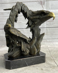 Load image into Gallery viewer, Majestic Bald Eagle Head Sculpture Bronze Statue Figurine Wildlife Bird Lover Art Decor
