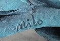 Load image into Gallery viewer, Abstract Horse Head Bust Bronze Sculpture Statue Blue Green Patina Original Art
