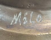 Equestrian Horse Lover Horses Bust Original Art Bronze Sculpture Statue Figure on Marble Base