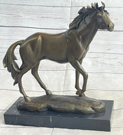 Large Arabian Horse Bronze Sculpture Statue By Williams Figurine Figure Decor