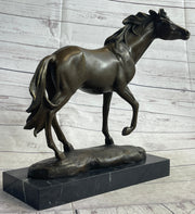 Large Arabian Horse Bronze Sculpture Statue By Williams Figurine Figure Decor