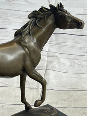 Large Arabian Horse Bronze Sculpture Statue By Williams Figurine Figure Decor