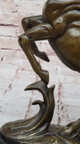 Load image into Gallery viewer, Rearing Horse Bronze Sculpture Statue Equestrian Stables Country Western Decor
