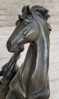 Load image into Gallery viewer, Adult and Baby Horse Pony Dual Rearing Horses Bronze Statue Sculpture Decor
