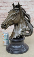 Load image into Gallery viewer, Original Milo Gorgeous Bust Horse Head Bronze Sculpture Art Deco Figurine Figure
