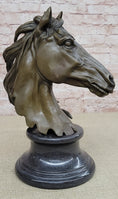 Load image into Gallery viewer, Original Milo Gorgeous Bust Horse Head Bronze Sculpture Art Deco Figurine Figure
