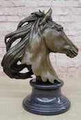 Load image into Gallery viewer, Original Milo Gorgeous Bust Horse Head Bronze Sculpture Art Deco Figurine Figure
