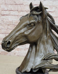 Load image into Gallery viewer, Original Milo Gorgeous Bust Horse Head Bronze Sculpture Art Deco Figurine Figure
