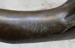 Art Deco Hand Made Dark Patine Greyhound Dog Bronze Sculpture Home Decoration