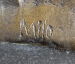 Hot Cast Bronze Horse Head Bust Statue Sculpture Bronze Metal Original Art by Milo