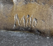 Hot Cast Bronze Horse Head Bust Statue Sculpture Bronze Metal Original Art by Milo