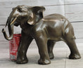 Load image into Gallery viewer, Smooth Elephant Bronze Metal Figure Sculpture Handmade Art Decor Collectible
