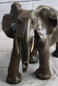 Load image into Gallery viewer, Smooth Elephant Bronze Metal Figure Sculpture Handmade Art Decor Collectible
