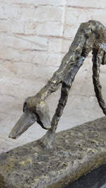 Modern Artwork - Dog (1951) - Signed - Animal Bronze Sculpture Statue Figure