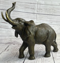 Load image into Gallery viewer, Elephant Bronze Metal Figurine Figure Sculpture Decor 11" x 13"
