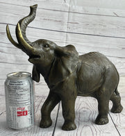 Elephant Bronze Metal Figurine Figure Sculpture Decor 11