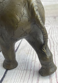 Load image into Gallery viewer, Elephant Bronze Metal Figurine Figure Sculpture Decor 11" x 13"
