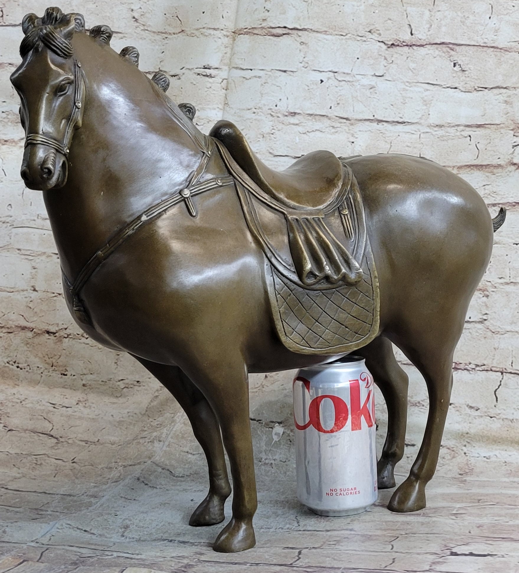 Tang Horse by Zhang Art Deco Modern Bronze Sculpture Figurine Hot Cast Statue